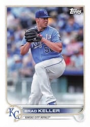 2022 Topps Mini Base Set Brad Keller #412 card
