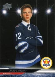 2024-25 Upper Deck Base Set Brad Lambert #738 card