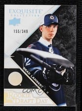 2024-25 Upper Deck Black Diamond Exquisite Collection Rookie Draft Day Brad Lambert #RDD-BL card