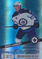 2024-25 Upper Deck Credentials Base Set Brad Lambert #117 card