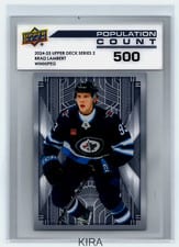 2024-25 Upper Deck Population Count Brad Lambert #PC-51 card