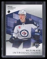 2024-25 Upper Deck Ultimate Collection Ultimate Introductions Brad Lambert #UI-BL card