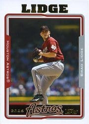 2005 Topps Base Set Brad Lidge #381 card