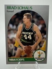 1990-91 Hoops Base Set Brad Lohaus #178 card