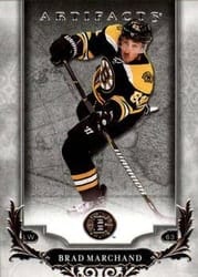 2018-19 Upper Deck Artifacts Base Set Brad Marchand #34 card