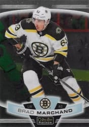 2019-20 O-Pee-Chee Platinum Base Set Brad Marchand #68 card