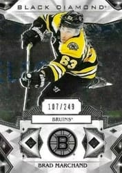 2019-20 Upper Deck Black Diamond Base Set Brad Marchand #BDB-BM card