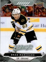 2019-20 Upper Deck MVP Base Set Brad Marchand #9 card