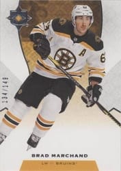 2019-20 Upper Deck Ultimate Collection Base Set Brad Marchand #13 card