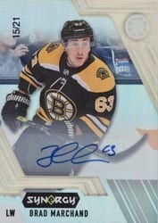 2020-21 Upper Deck Synergy Base Set Brad Marchand #23 card