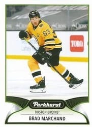 2021-22 Parkhurst Base Set Brad Marchand #253 card