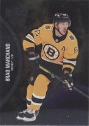 2021-22 SkyBox Metal Universe Base Set Brad Marchand #147 card