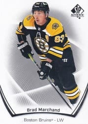 2021-22 SP Authentic Base Set Brad Marchand #60 card