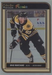 2022-23 O-Pee-Chee Platinum O-Pee-Chee Premier Variants Brad Marchand #OP8 card