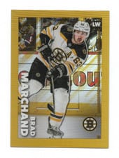 2022 Topps NHL Sticker Brad Marchand #43 card