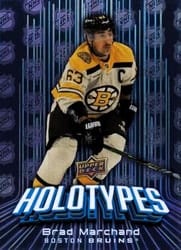 2024-25 Upper Deck Holotypes Brad Marchand #HT-23 card