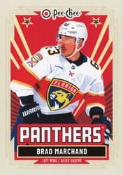 2025-26 O-Pee-Chee Base Retro Brad Marchand #24 card