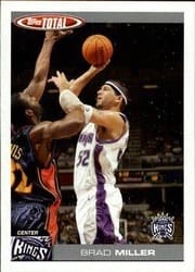 2004-05 Topps Total Base Set Brad Miller #304 card