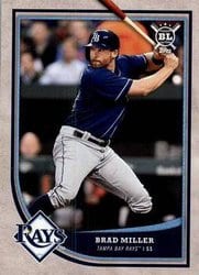 2018 Topps Big League Base Set Brad Miller #248 card