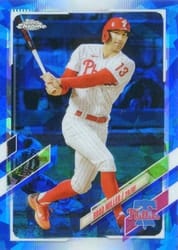 2021 Topps Chrome Update Sapphire Edition Base Set Brad Miller #US201 card