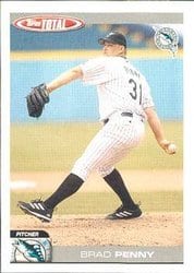 2004 Topps Total Base Set Brad Penny #8 card