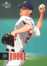 2006 Upper Deck Base Set Brad Radke #269 card