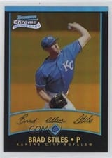 2001 Bowman Chrome Brad Stiles #321 card