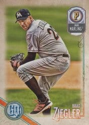 2018 Topps Gypsy Queen Base Set Brad Ziegler #228 card