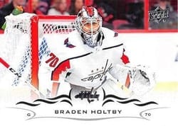 2018-19 Upper Deck Base Set Braden Holtby #187 card