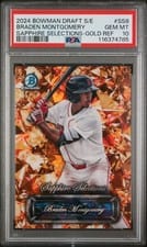 2024 Bowman Draft Sapphire Edition Selections Braden Montgomery #SS-8 card
