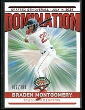 2024 Panini Prospect Edition Domination Braden Montgomery #9 card