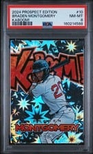 2024 Panini Prospect Edition Kaboom! Braden Montgomery #10 card