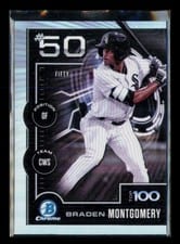 2025 Bowman Bowman Scouts Top 100 Braden Montgomery #BTP-50 card