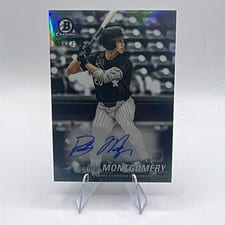 2025 Bowman Draft Achromatic Autographs Braden Montgomery #AA-BM card