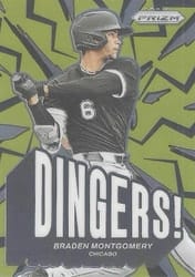 2025 Panini Prizm Dingers! Braden Montgomery #21 card