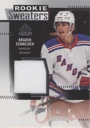 2022-23 SP Game Used Rookie Sweaters Braden Schneider #RS-BS card