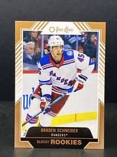 2022 Upper Deck O Pee Chee Glossy Braden Schneider #R-4 card