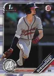 2019 Bowman Draft Base Set Braden Shewmake #BD-59 card