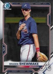 2021 Bowman Chrome Prospects Braden Shewmake #BCP-48 card
