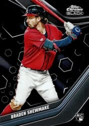 2023 Topps Chrome Black Base Set Braden Shewmake #20 card