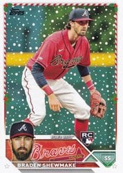 2023 Topps Holiday Base Set Braden Shewmake #H117 card