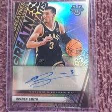 2025-26 Bowman University Best Greatness Awaits Autographs Braden Smith #GA-BI card