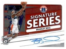2020-21 Donruss Optic Signature Series Bradley Beal #SS-BB3 card