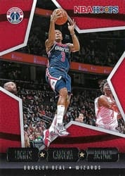 2020-21 Hoops Lights Camera Action Bradley Beal #5 card