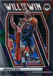 2020-21 Panini Mosaic Will to Win Bradley Beal #5 card
