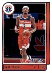 2021-22 Hoops Base Set Bradley Beal #100 card