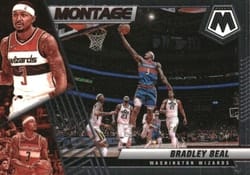 2021-22 Panini Mosaic Montage Bradley Beal #15 card