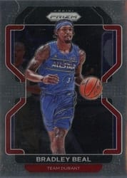 2021-22 Panini Prizm Base Set Bradley Beal #45 card