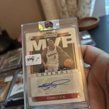 2022-23 Panini Contenders MVP Contenders Autographs Bradley Beal #MVP-BBL card