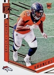 2018 Donruss Elite Base Set Bradley Chubb #190 card